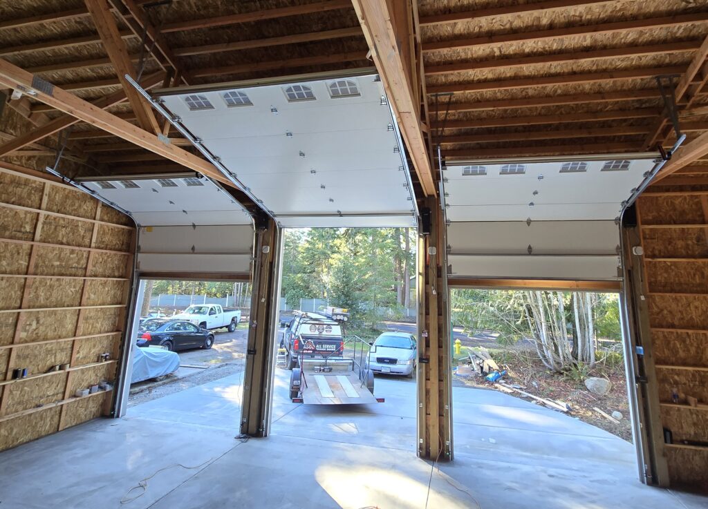 garage door sticks open