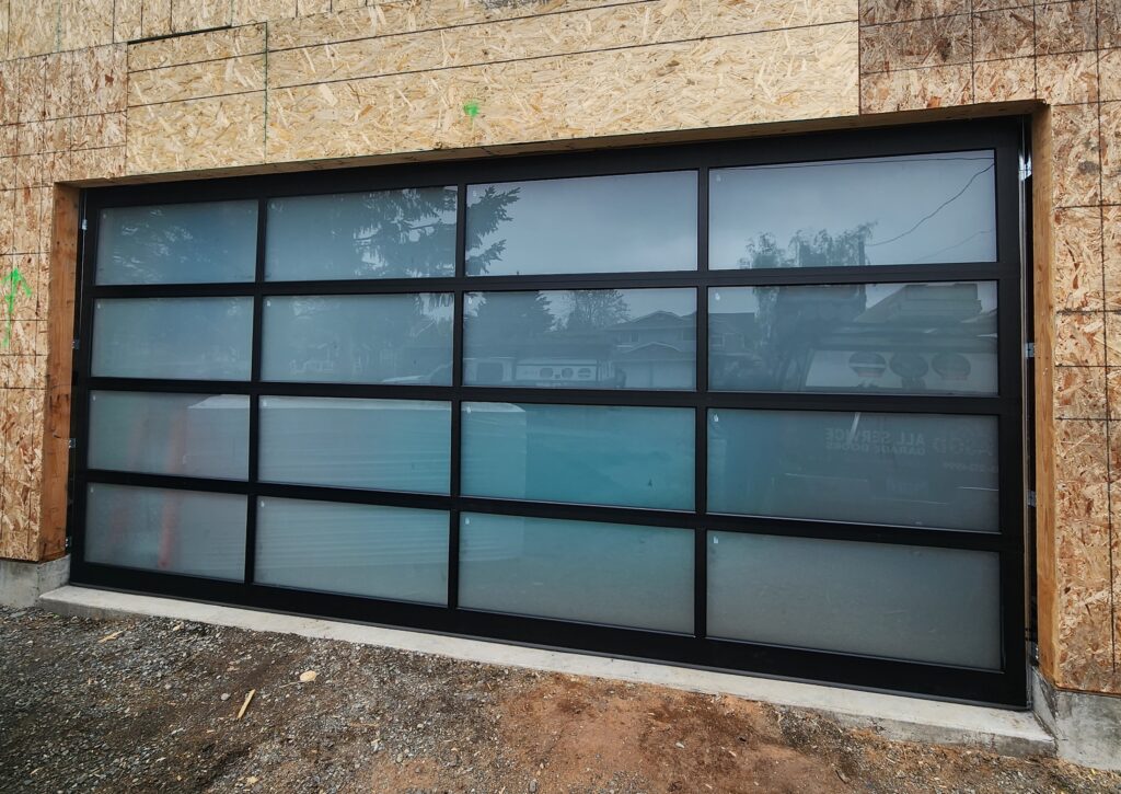 garage door freeze shut in